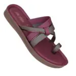 Vkc flat ladies covering sandal for women cherry